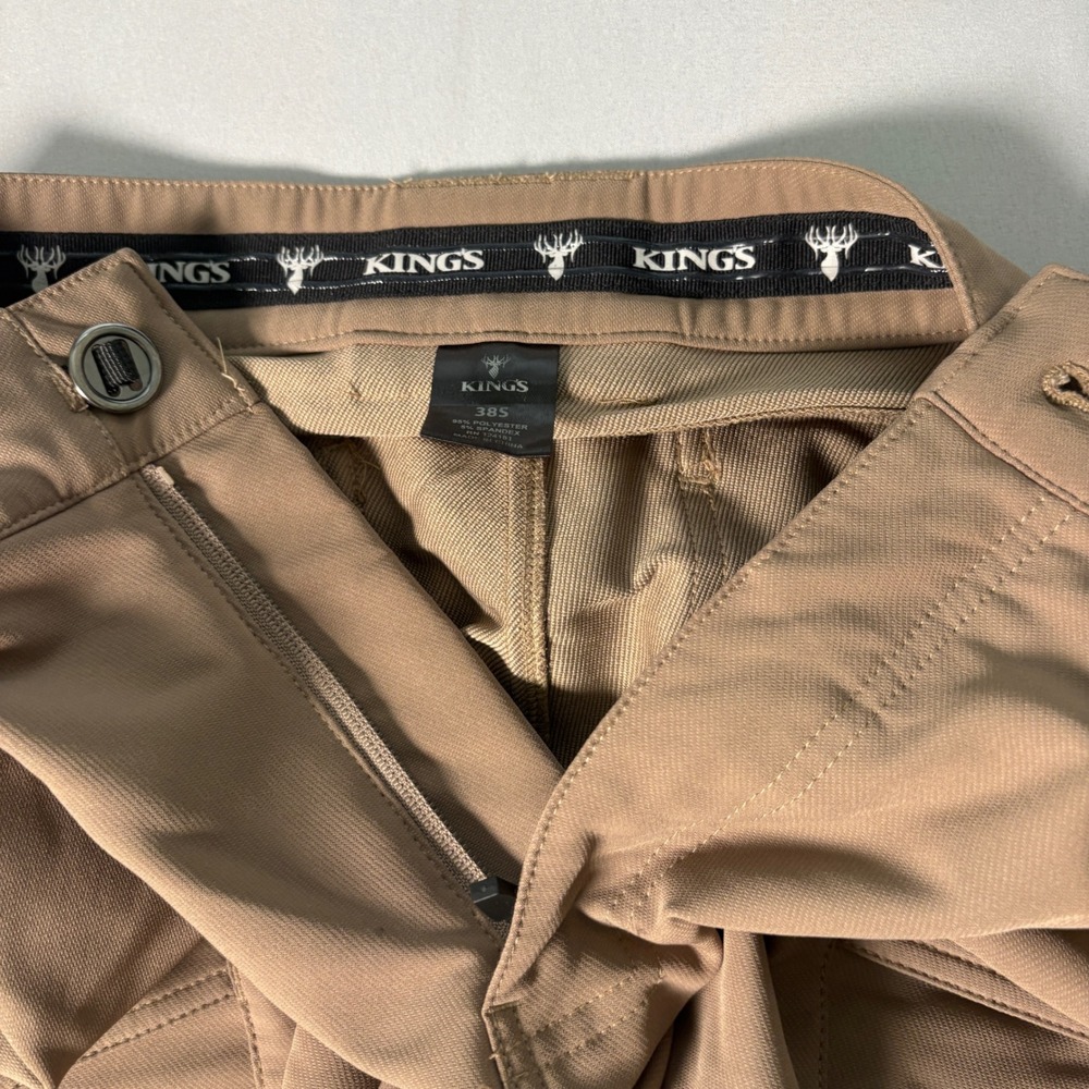 Kings Camo XKG Ridge Pants Mens 38S Tan Khaki Tactical Hunting Hiking Stretch - Picture 3 of 7